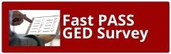AE Fast Pass GED Survey Logo