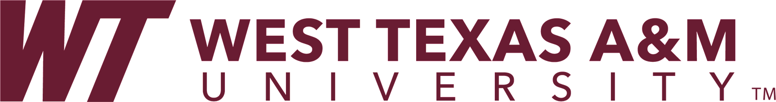 West Texas A&M University Logo                                                                                                              
