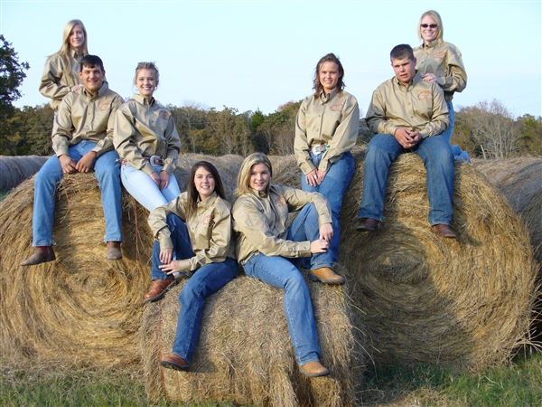 From left to right: Jackie Cole, Blake Butler, Hanna Hodge, Jamie Curtis, Crystal Davidson, Amanda Wallace, Cole Rash, Kaylie Gatewood