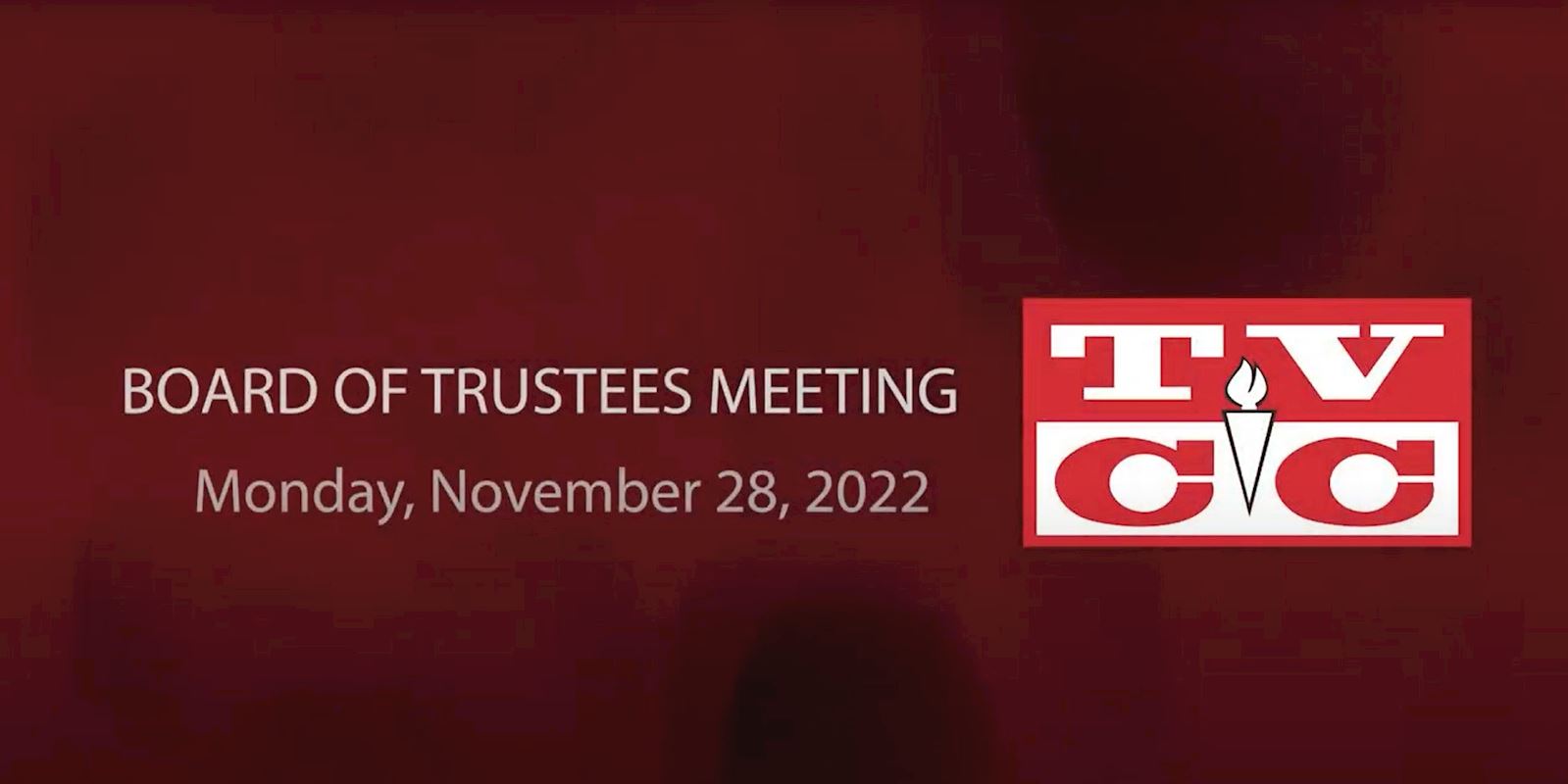 Board of Trustees Meeting , Monday, November 28, 2022                                                                                       