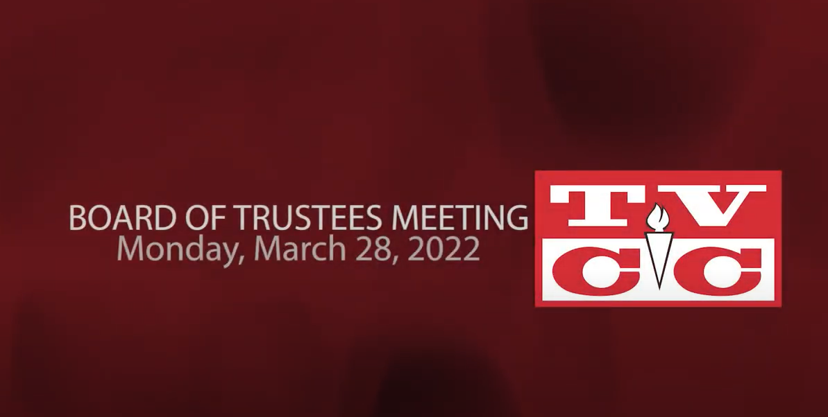 Board of Trustees Meeting Monday, March 28, 2022                                                                                            