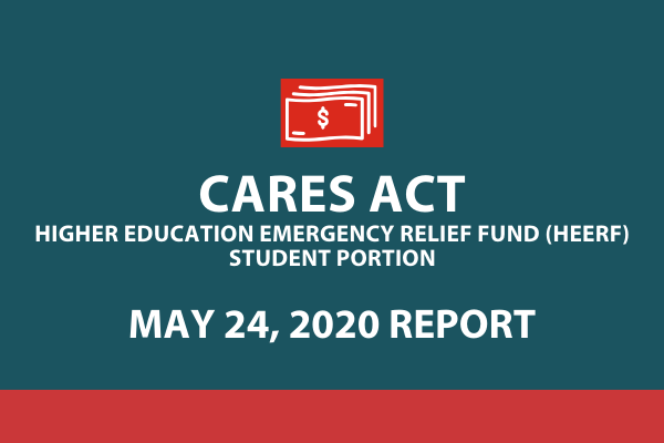 CARES Act Report May 24, 2020                                                                                                               