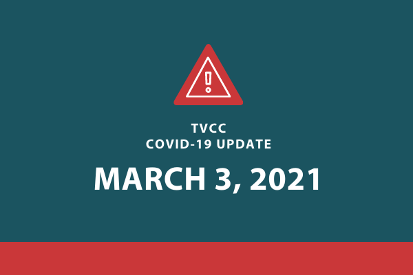 March 3 2021 COVID-19 Update                                                                                                                