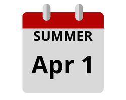 Summer priority deadline April first