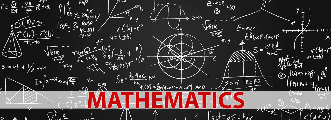 Black chalkboard with mathematic formulas written over it