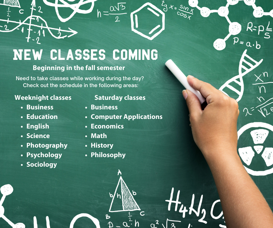 New Course Offerings at TVCC                                                                                                                
