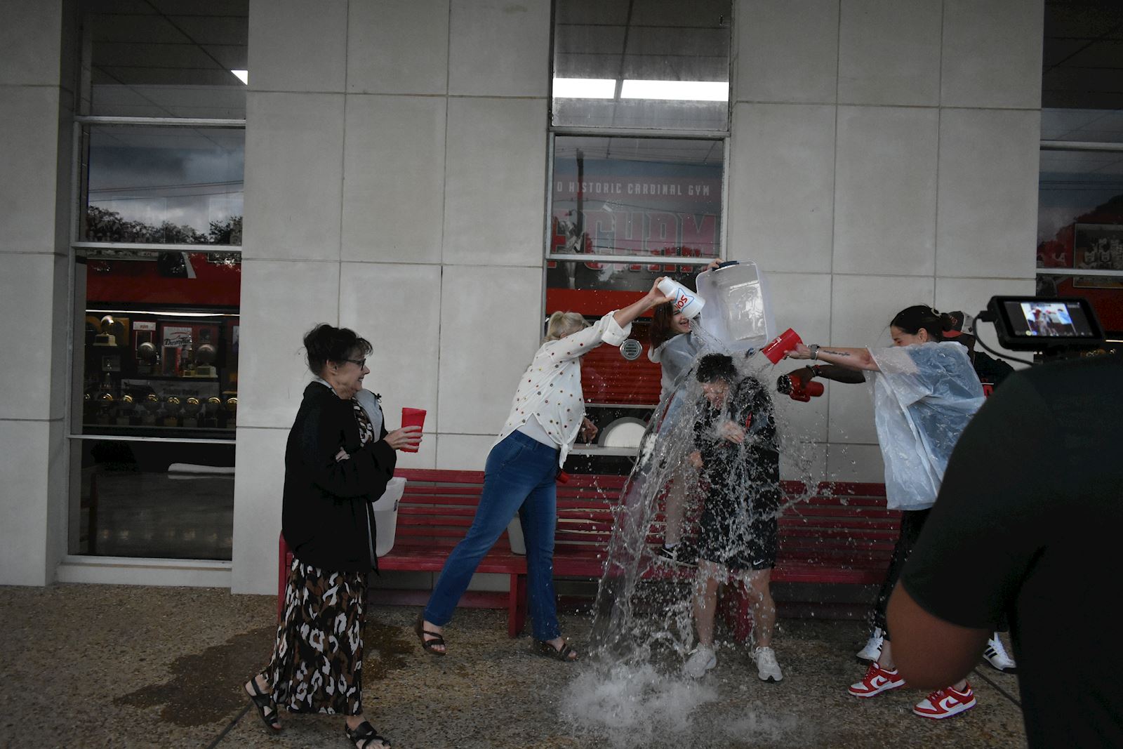 TVCC President accepts the Ice Bucket Challenge                                                                                             