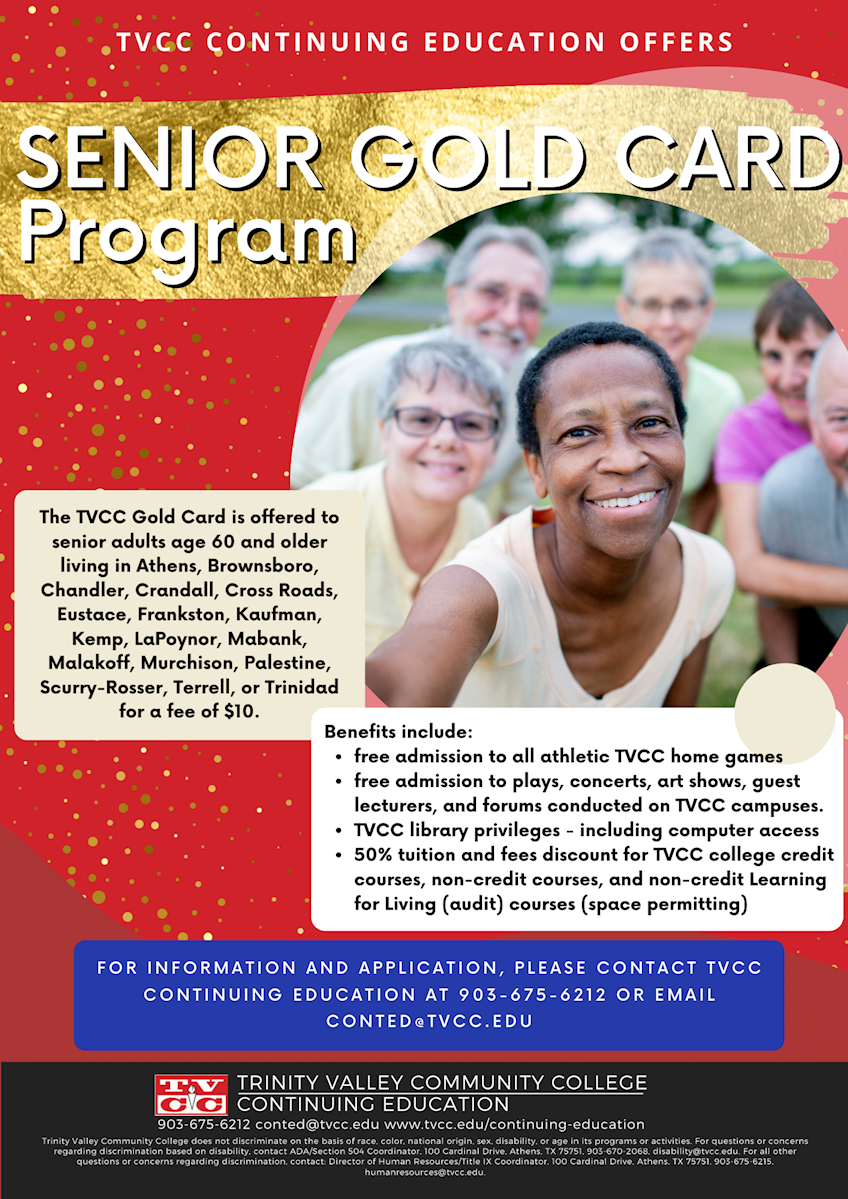 Senior Gold Card Flyer Senior Gold Card Flyer