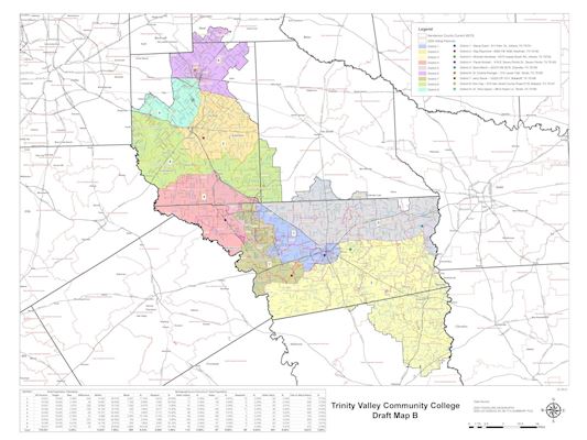 TVCC Redistrict Map                                                                                                                         