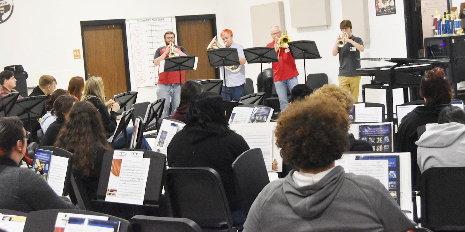 TVCC band at Kemp HS                                                                                                                        