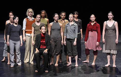 young adult thespians standing on stage