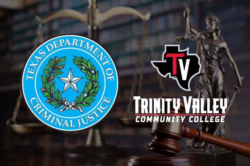 TDCJ and TVCC logos over a court background