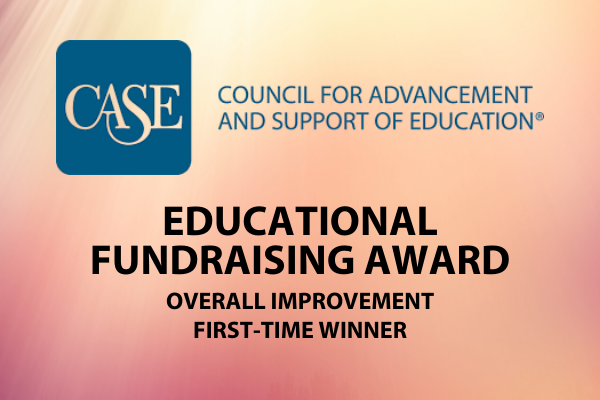 CASE Educational Fundraising Award                                                                                                          