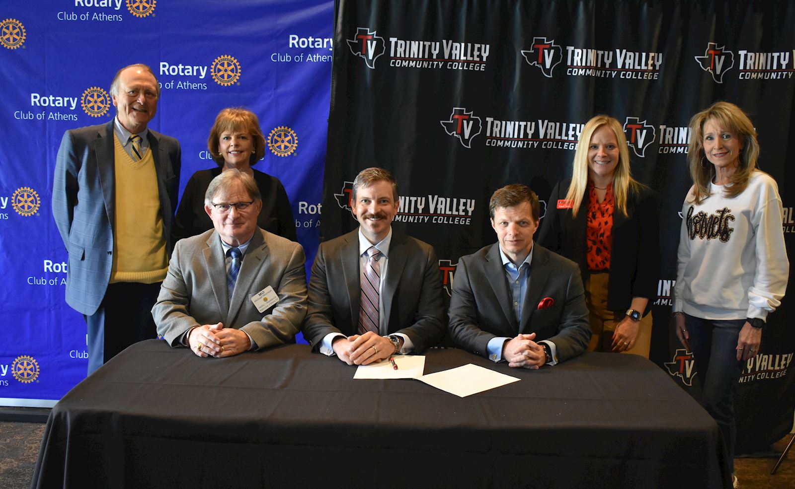 TVCC, TVCC Foundation and Rotary Club of Athens signed MOU on 3/7/32025.                                                                    