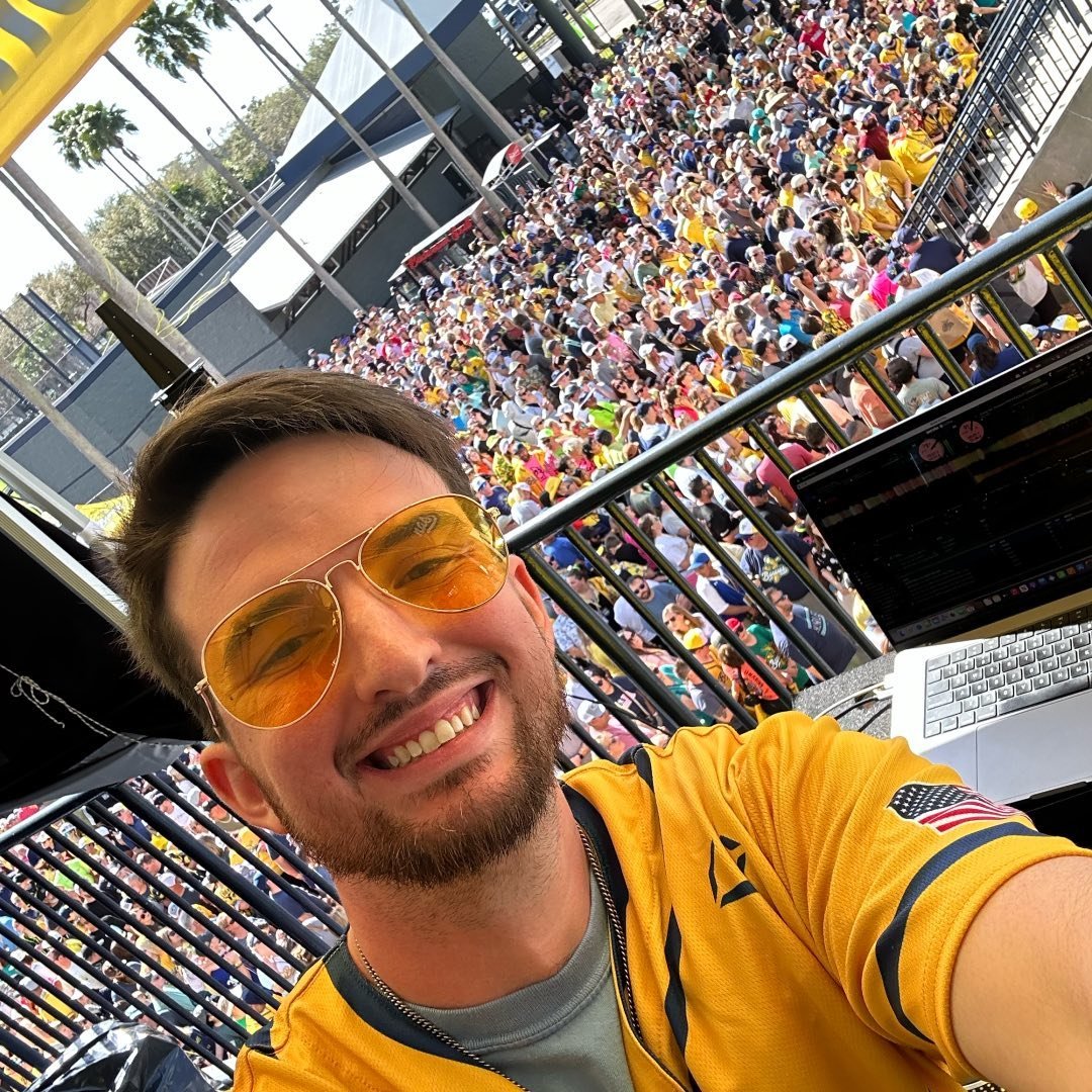 Jesse Collins is now the DJ for the Savannah Bananas                                                                                        