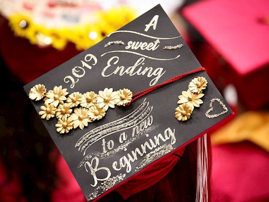 Decorated Graduation Cap                                                                                                                    